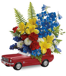 Teleflora's '65 Ford Mustang Bouquet  from McIntire Florist in Fulton, Missouri